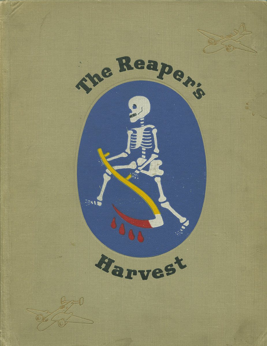 Allen's own copy of “The Reaper's Harvest,” the 3rd Bomb Group's unit history.