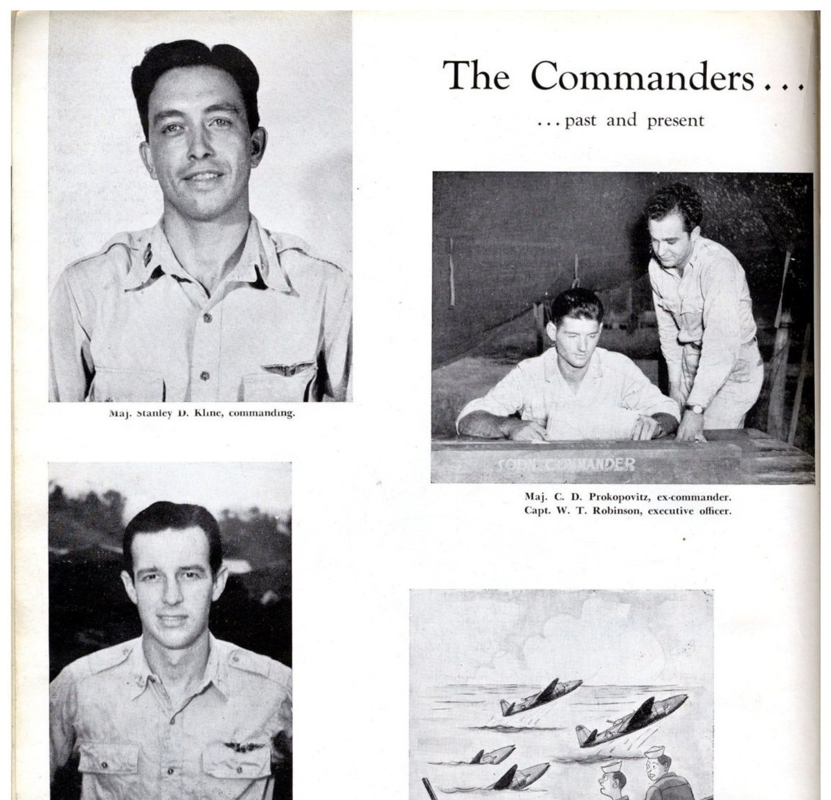 “The Commanders … past and present,” from the 90th Squadron's own pages in The Reaper's Harvest.
