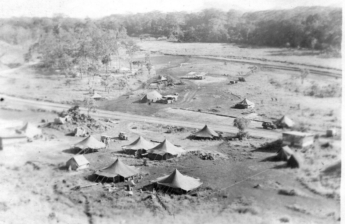 A 3rd Attack Group tent camp, New Guinea, 1943.