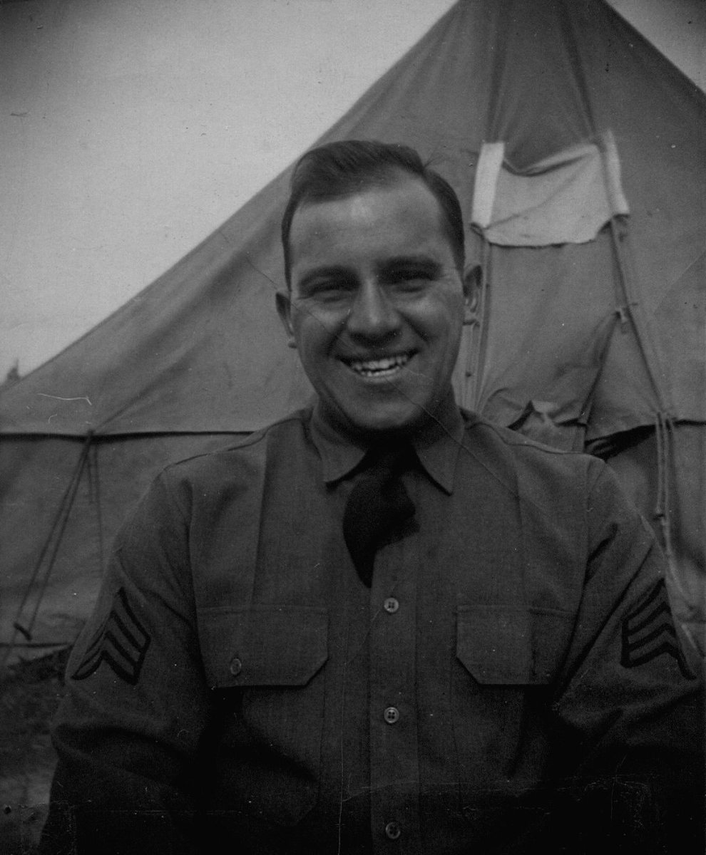 Allen at camp in Virginia, labeled “Camp Endelton, VA, '41.”